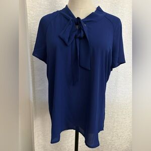 NWT Small Pleione Royal Blue Women's Blouse